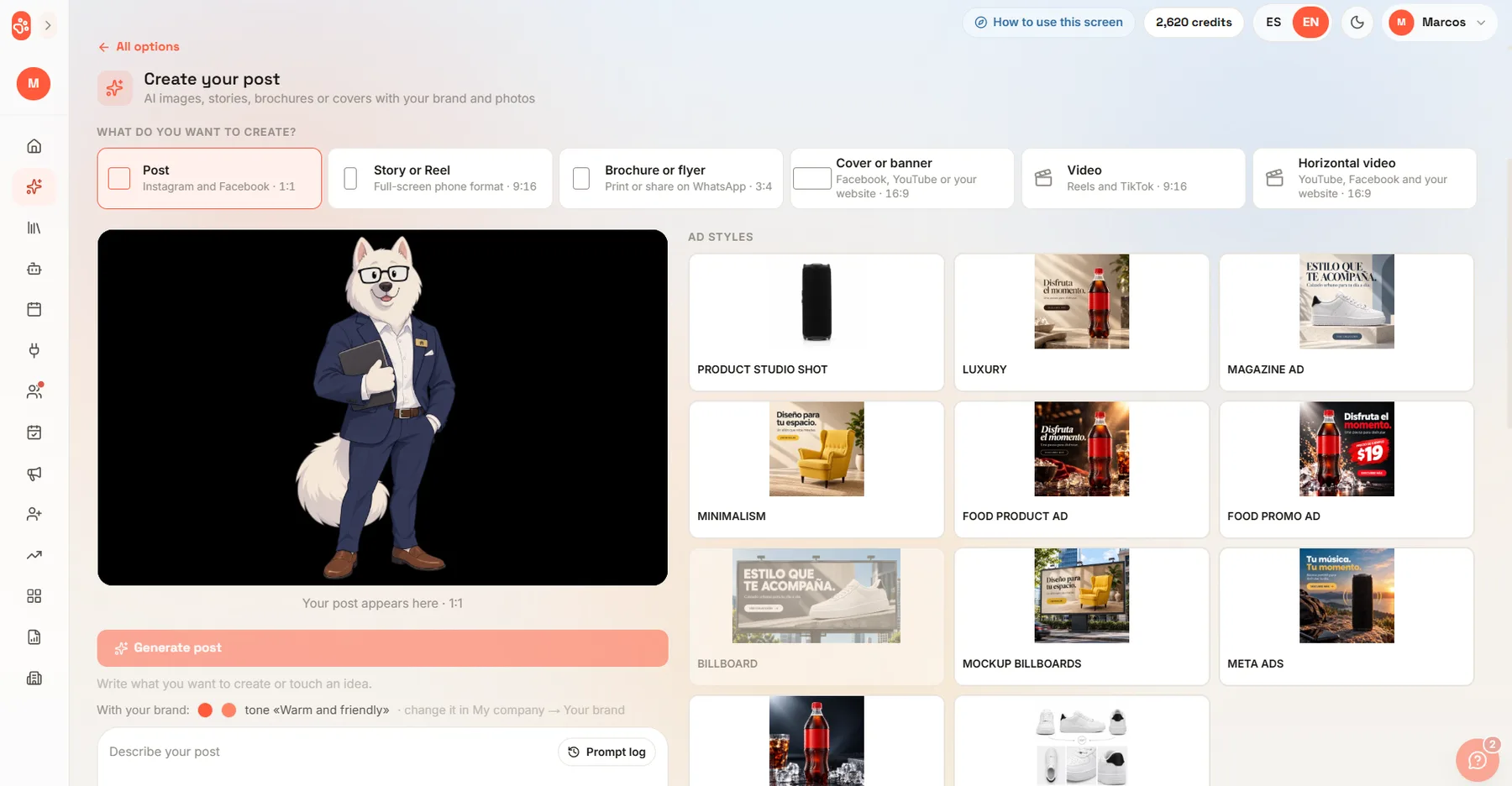 Create your post
